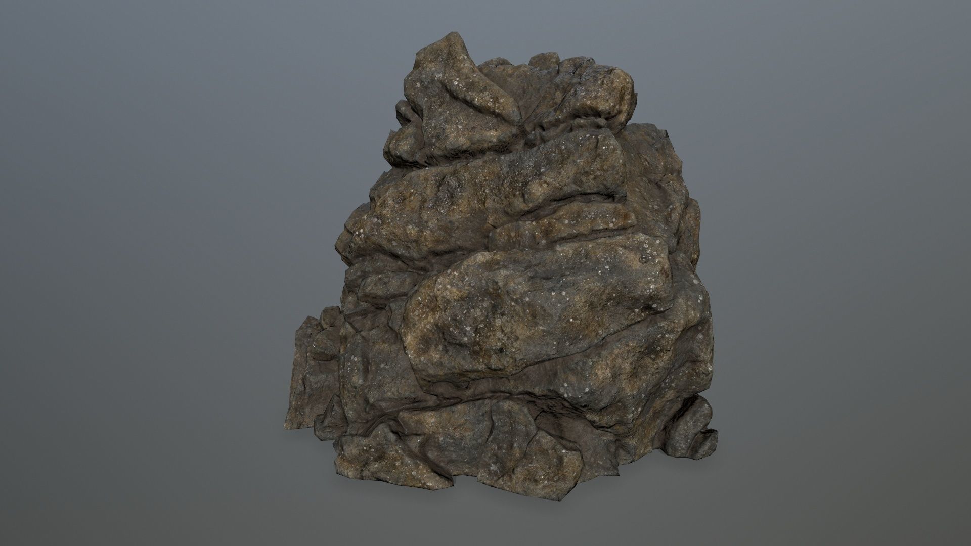 rocks rock Low-poly 3D model_24