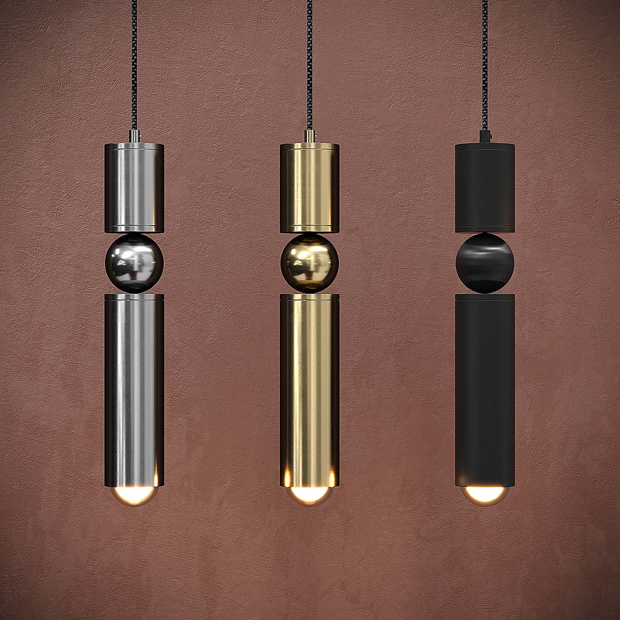 Pendant Lamp Free 3D model_1
