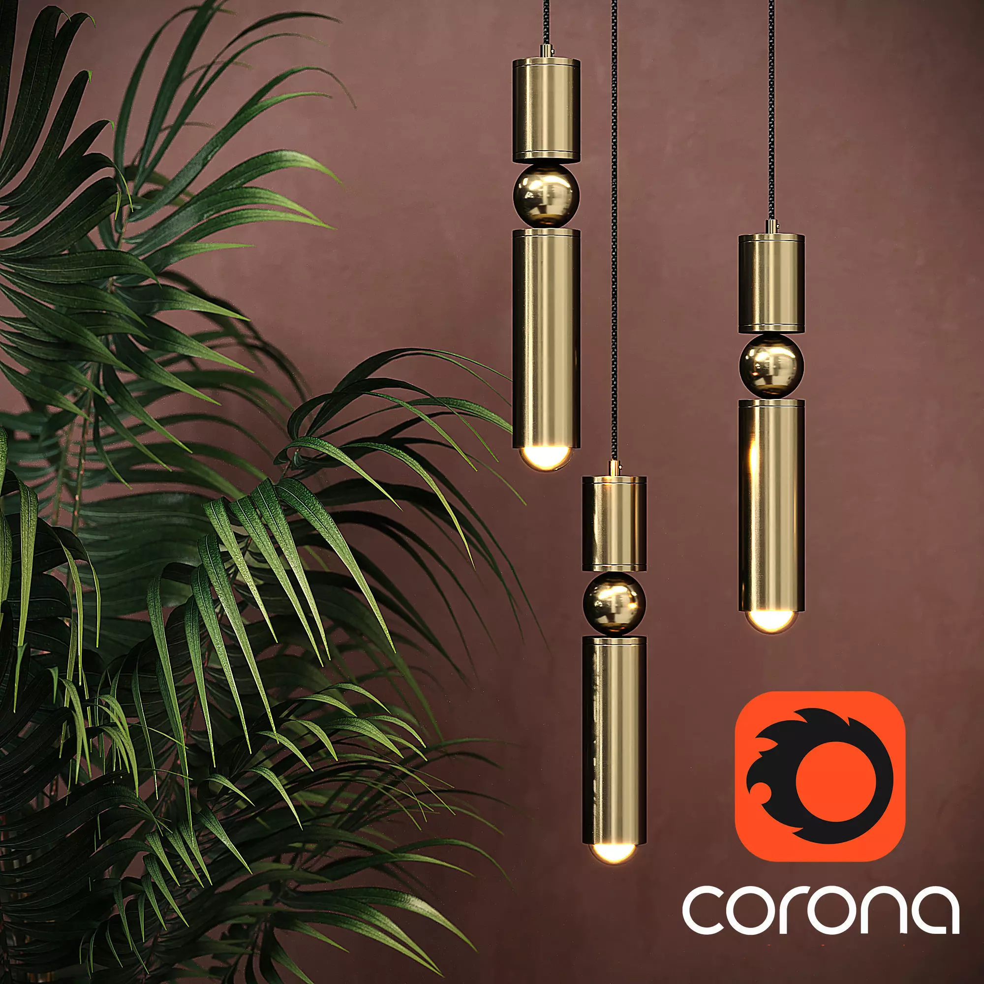 Pendant Lamp Free 3D model_0