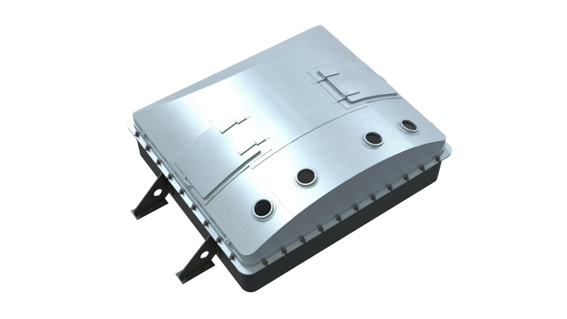 Ship titanic hatch 3D model_2