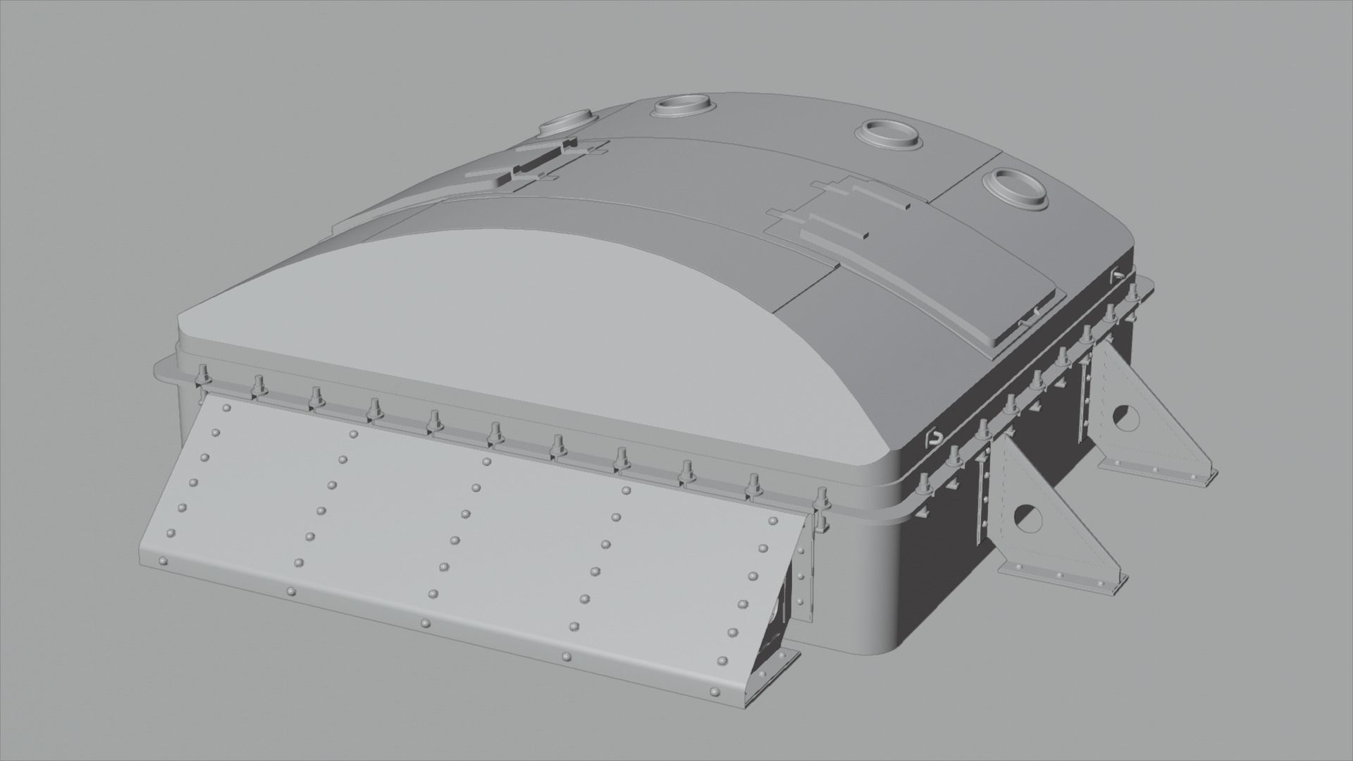 Ship titanic hatch 3D model_3