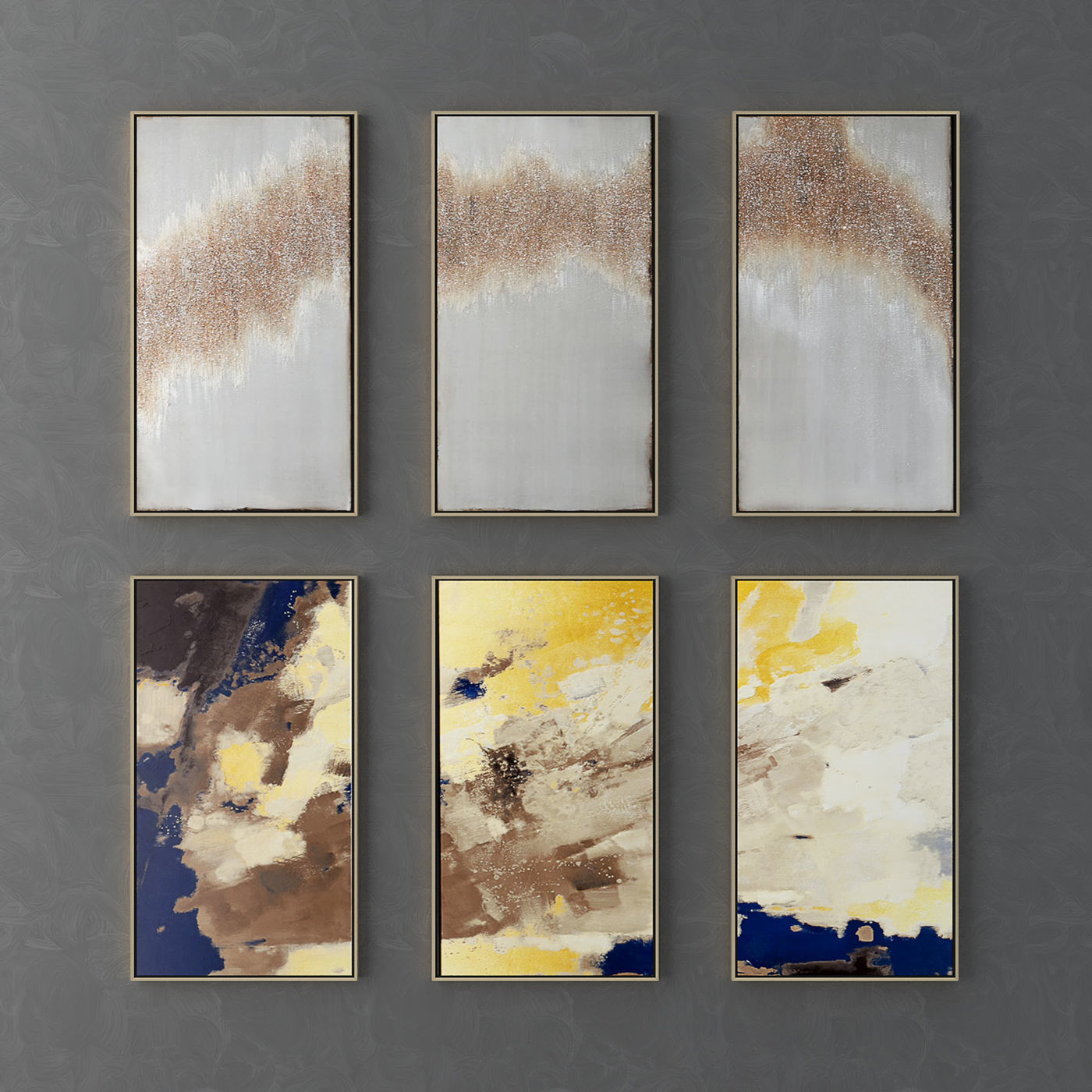 Collection of modern paintings horchow - 2 3D model_1