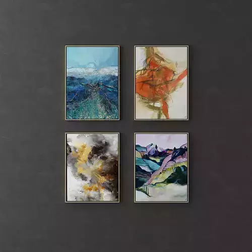 Collection of modern paintings horchow - 2