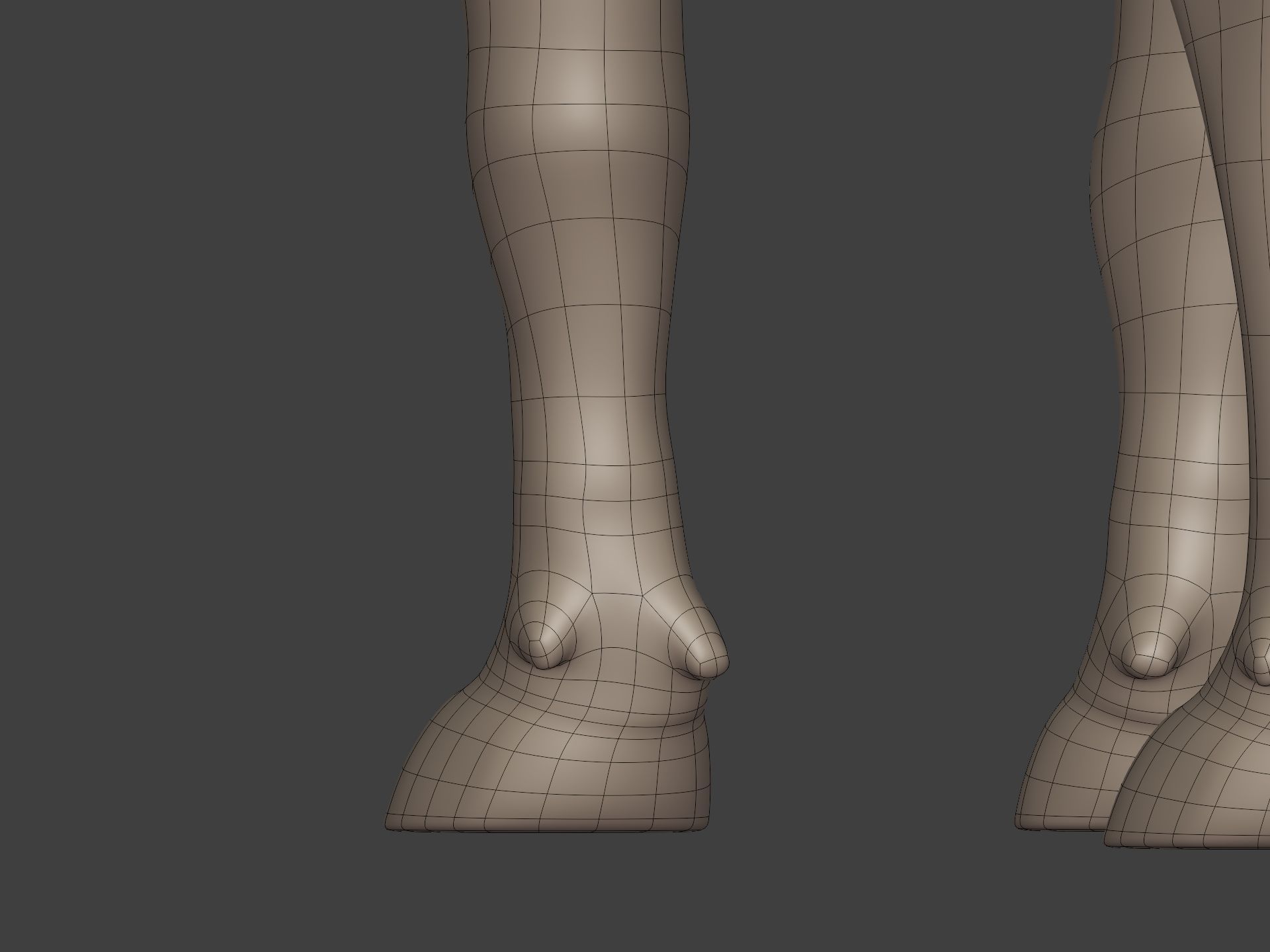 Bull Statue Low-poly 3D model_24