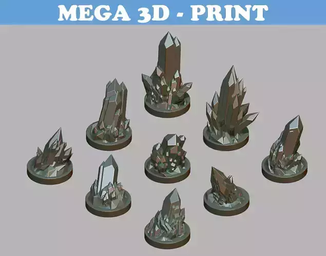 Crystal 3D Model 3D print model