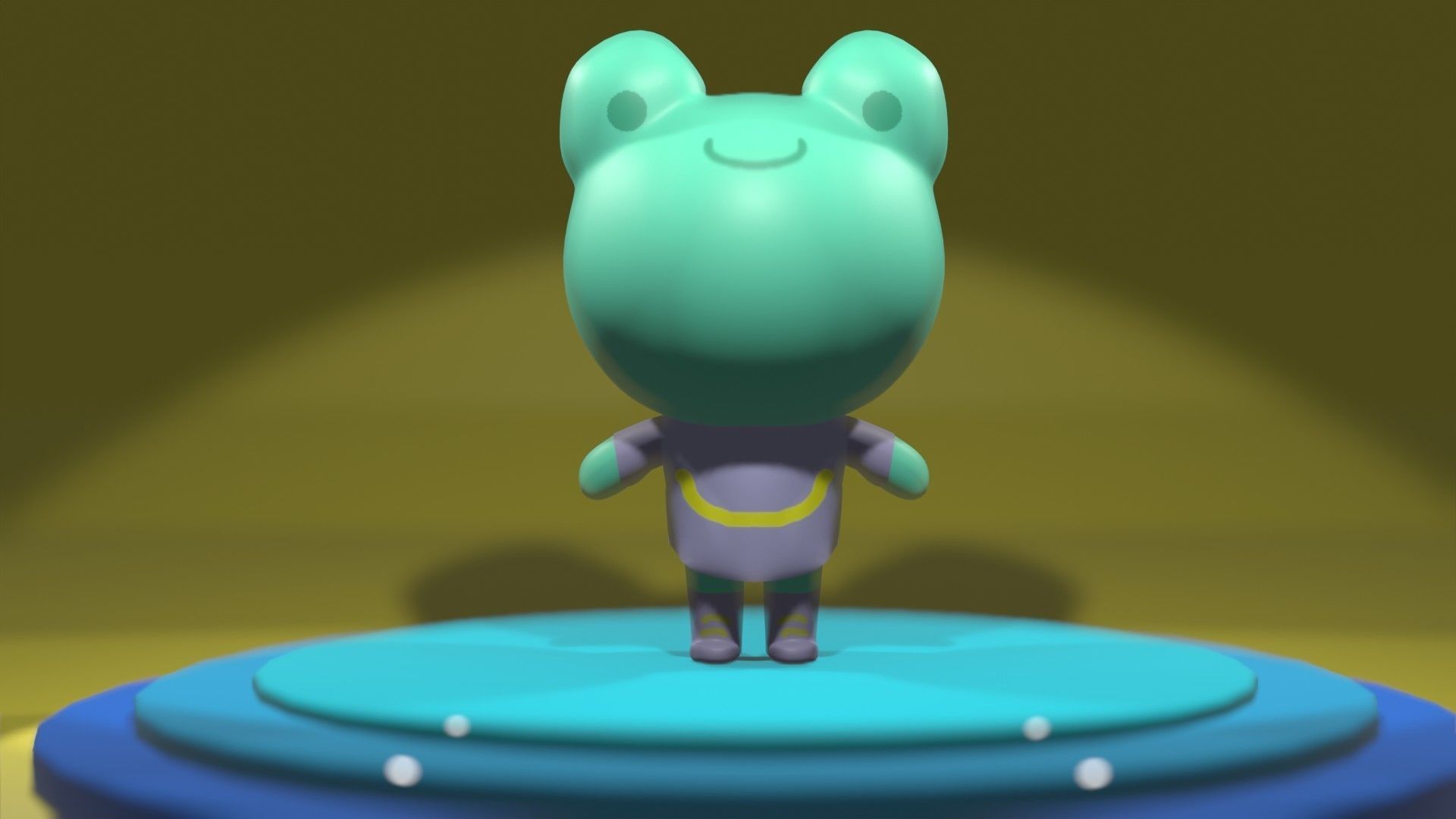 LITTLE FROGY CHARACTER 3D model_1