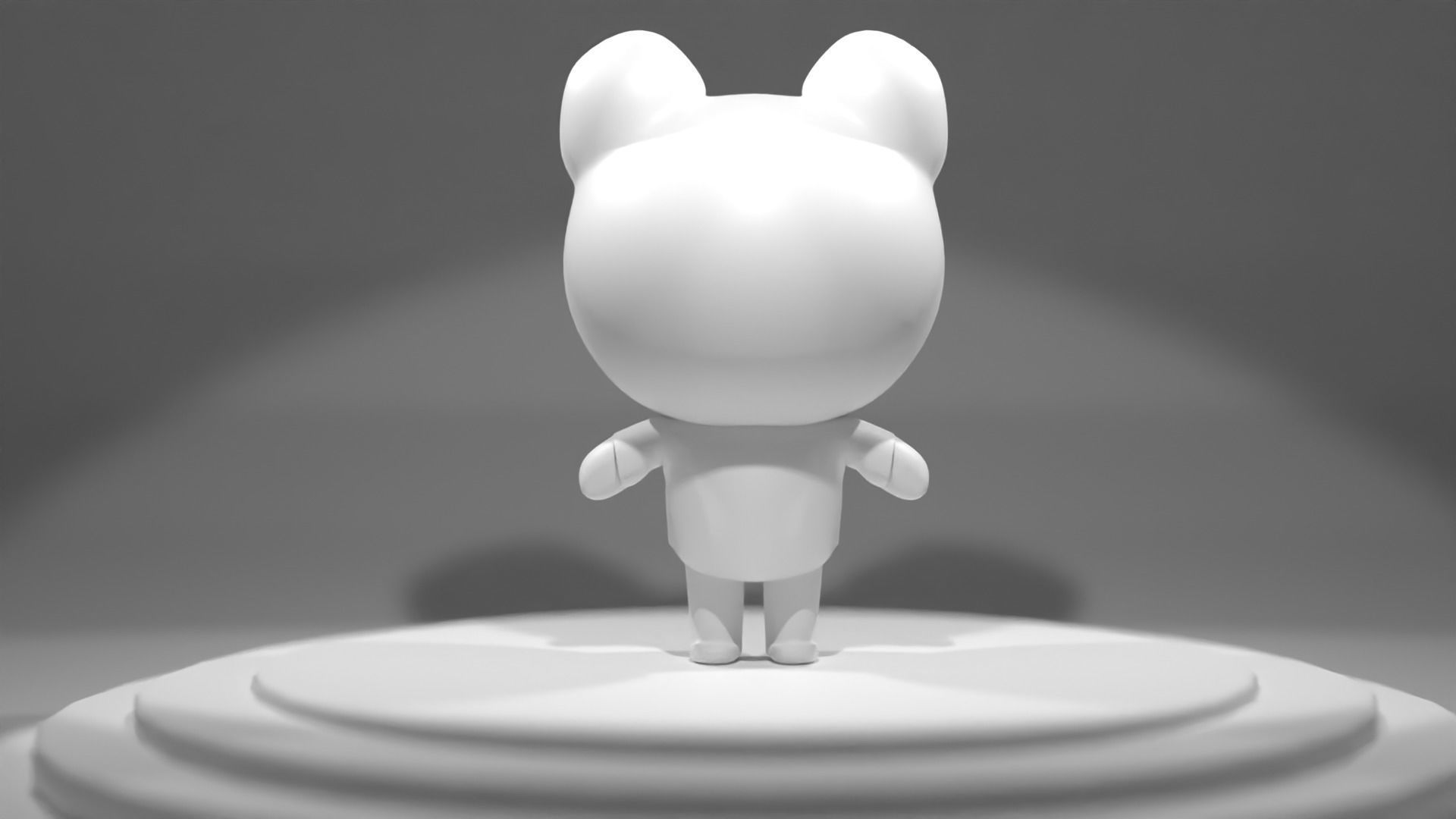 LITTLE FROGY CHARACTER 3D model_2