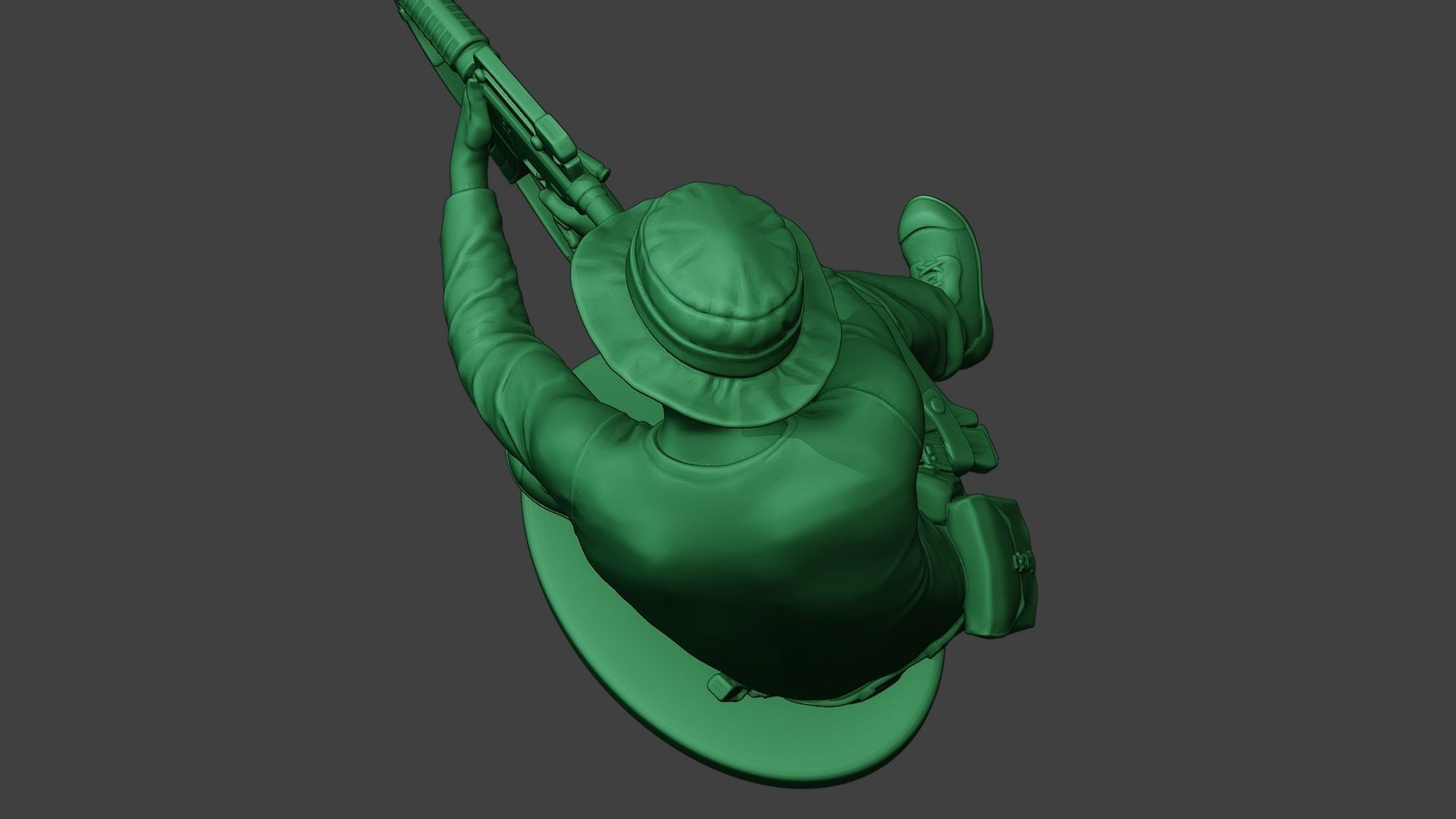 Modern Jungle Soldier Action2 MJS1 3D print model_16
