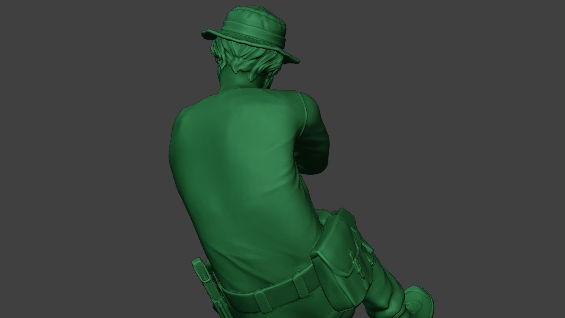 Modern Jungle Soldier Action2 MJS1 3D print model_21