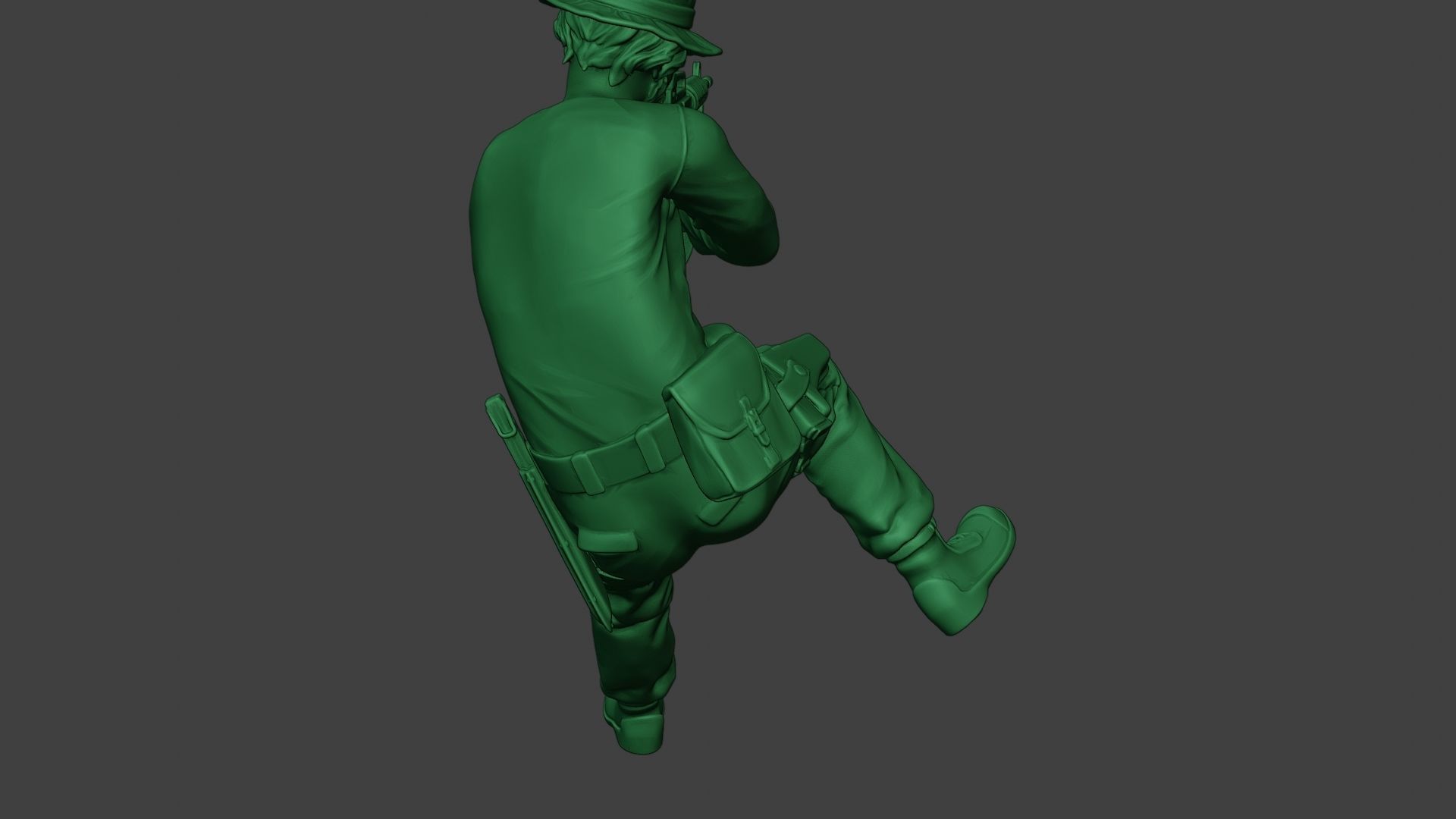 Modern Jungle Soldier Action2 MJS1 3D print model_25