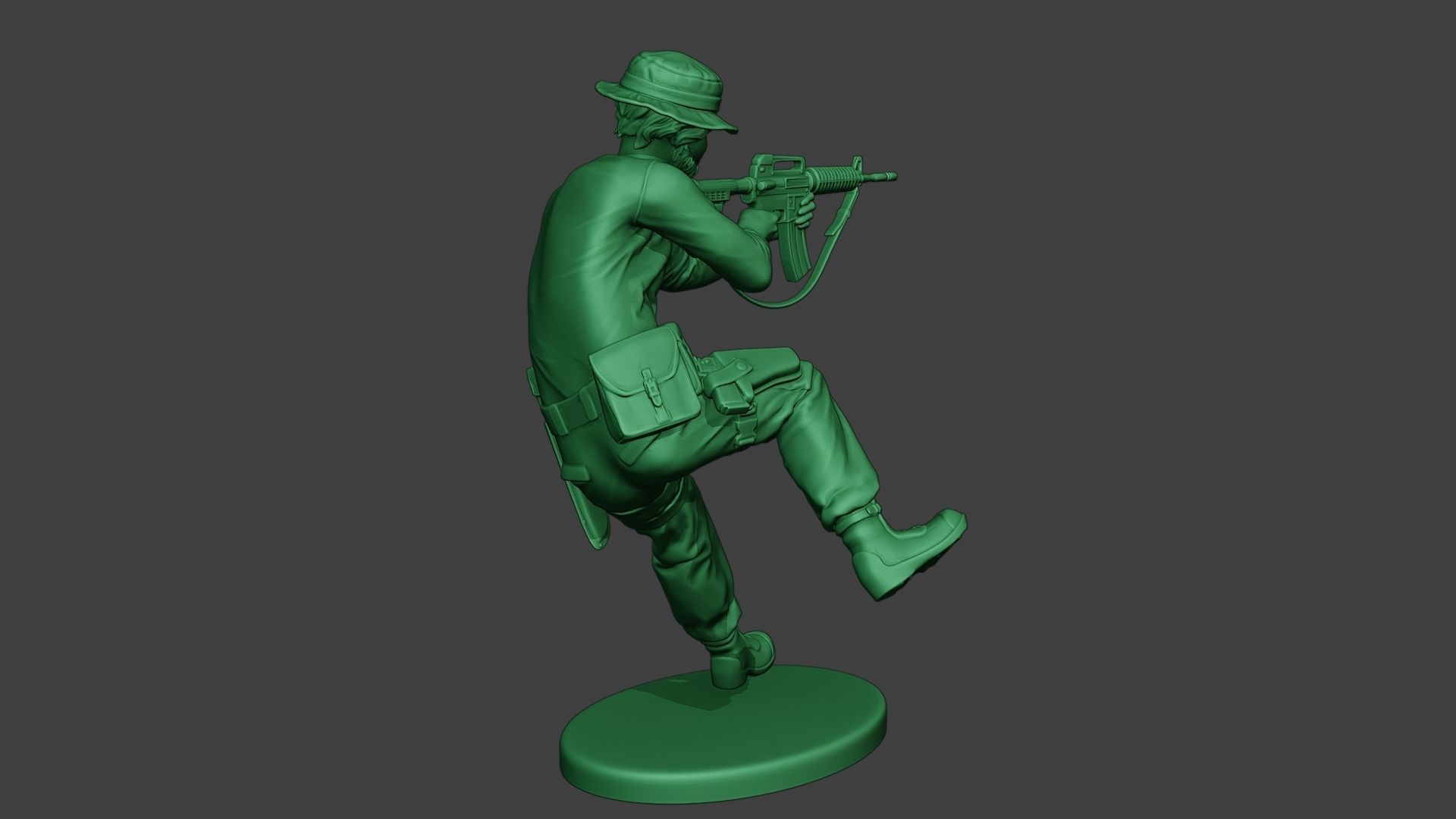 Modern Jungle Soldier Action2 MJS1 3D print model_7