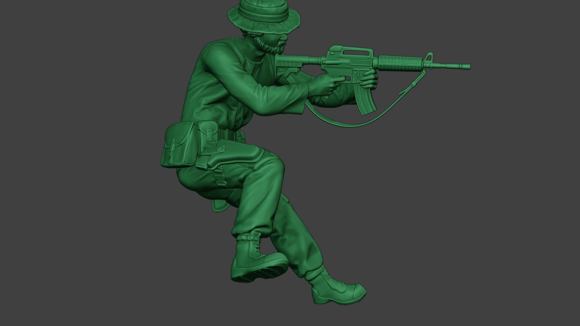 Modern Jungle Soldier Action2 MJS1 3D print model_30
