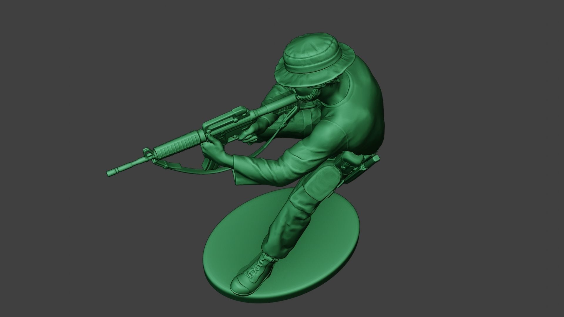 Modern Jungle Soldier Action2 MJS1 3D print model_15