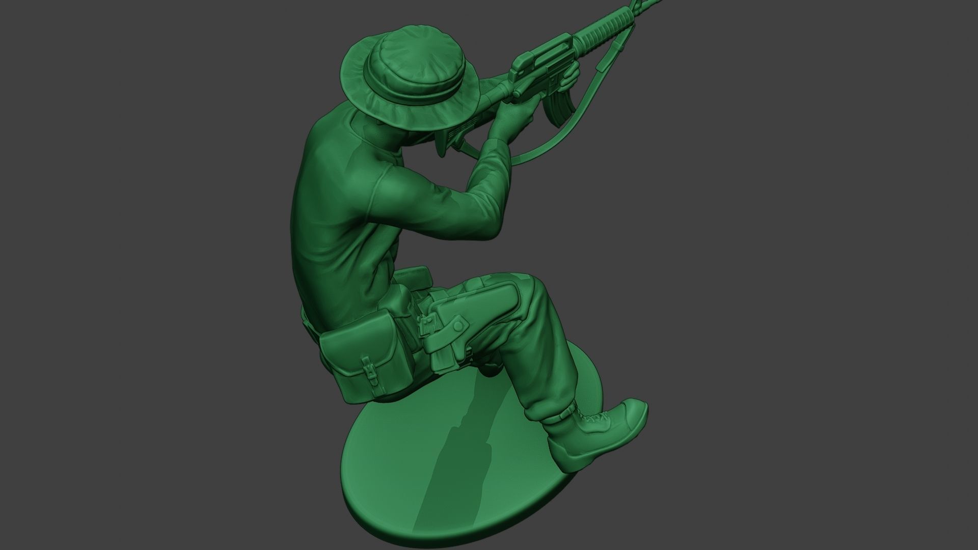 Modern Jungle Soldier Action2 MJS1 3D print model_22