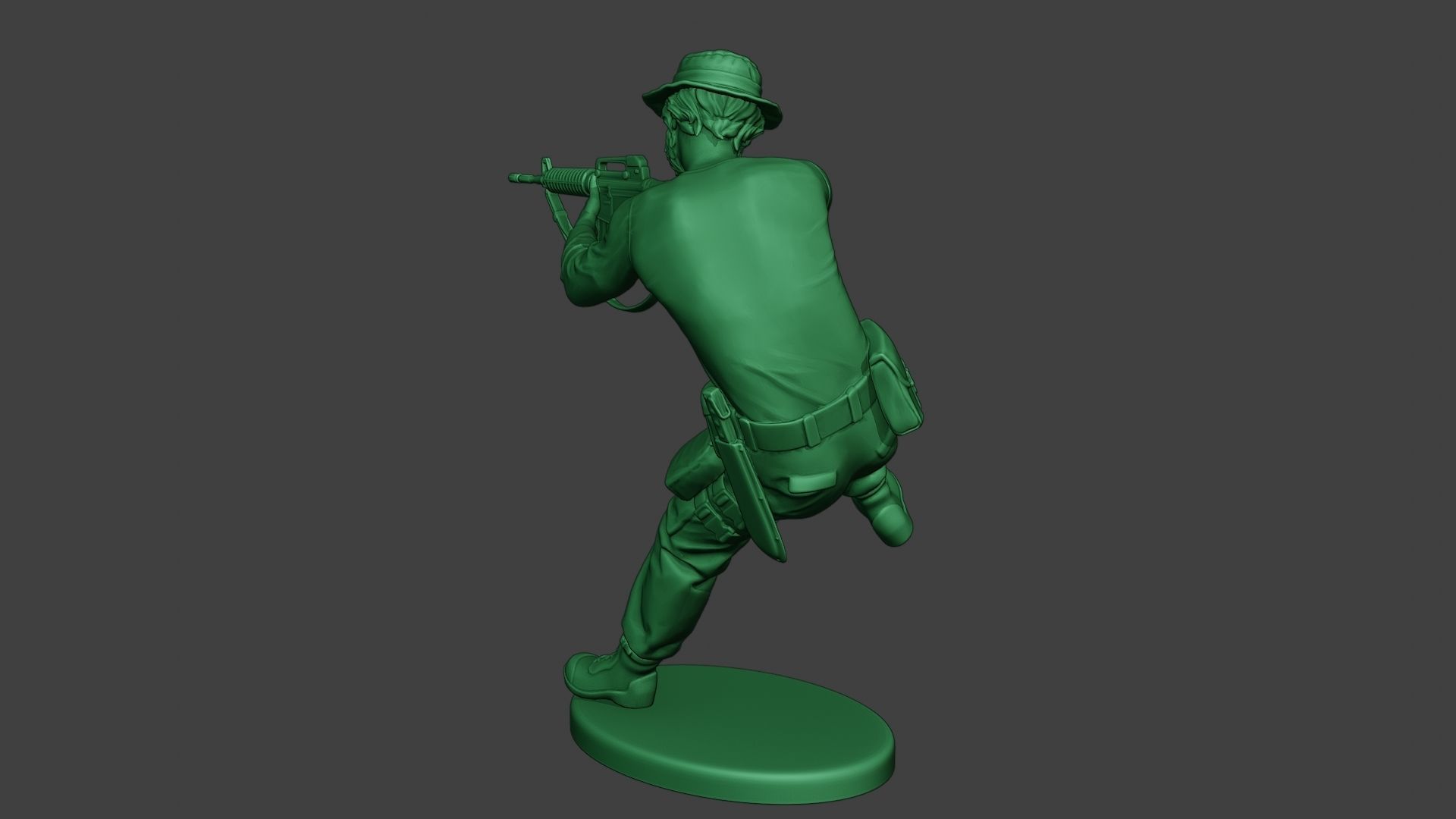 Modern Jungle Soldier Action2 MJS1 3D print model_5