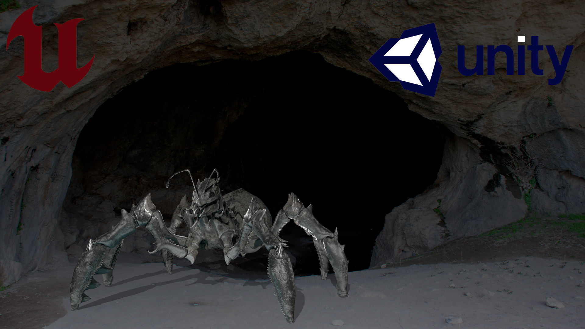 Low poly game model Ant Queen Low-poly 3D model_0