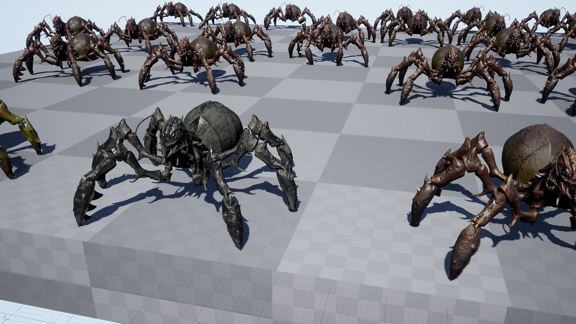 Low poly game model Ant Queen Low-poly 3D model_20