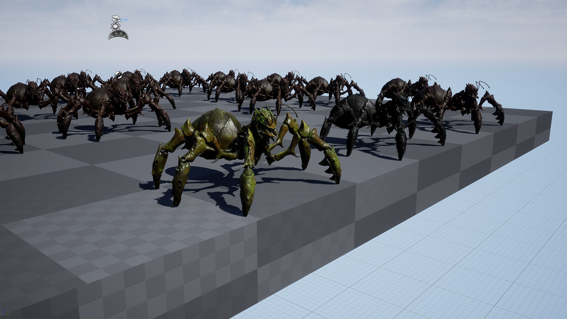 Low poly game model Ant Queen Low-poly 3D model_18