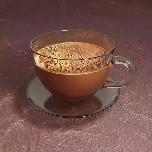 Cup with tea  3D model
