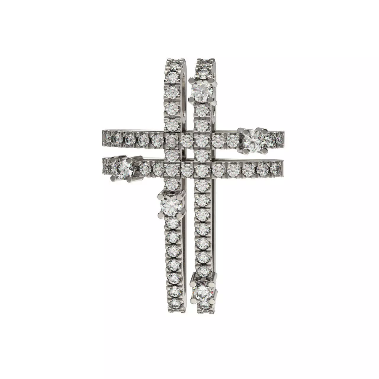 N231-01 Cross 3D print model_0