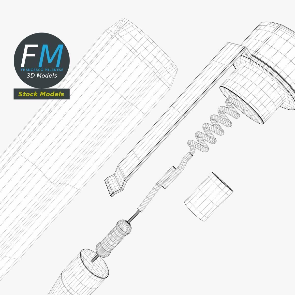 Test light screwdriver 3D model_8