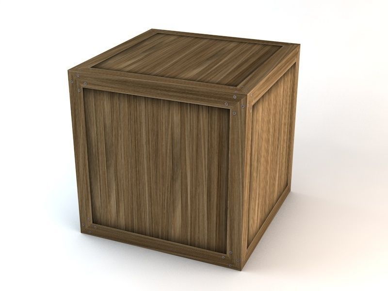 Wooden Crates Pack Low-poly 3D model_6