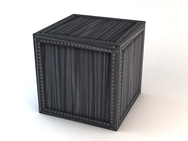 Wooden Crates Pack Low-poly 3D model_8