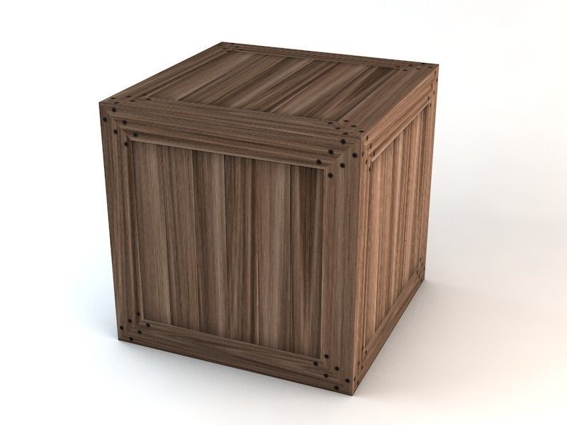 Wooden Crates Pack Low-poly 3D model_2