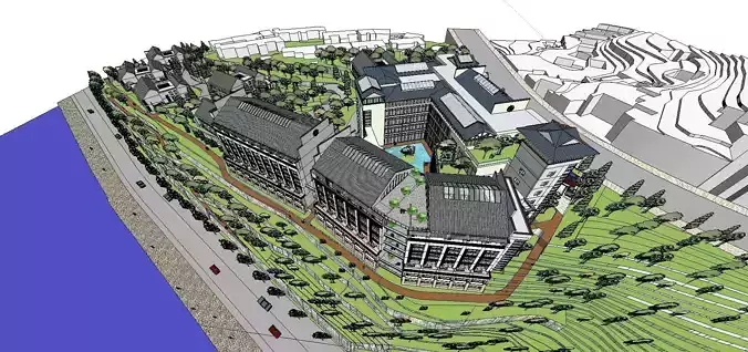 vacation spot-Resort-Fashion Leisure Hotel-0105