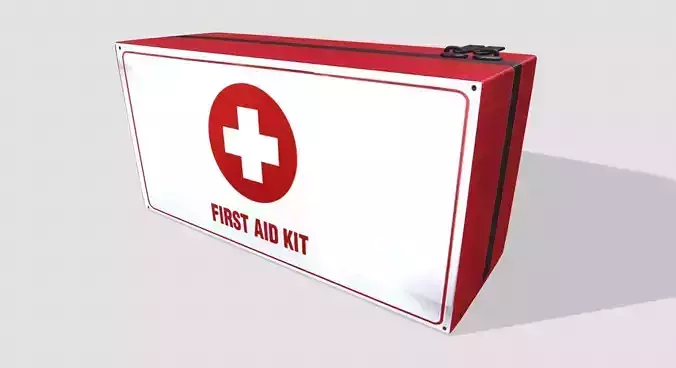 First aid kit 3D model