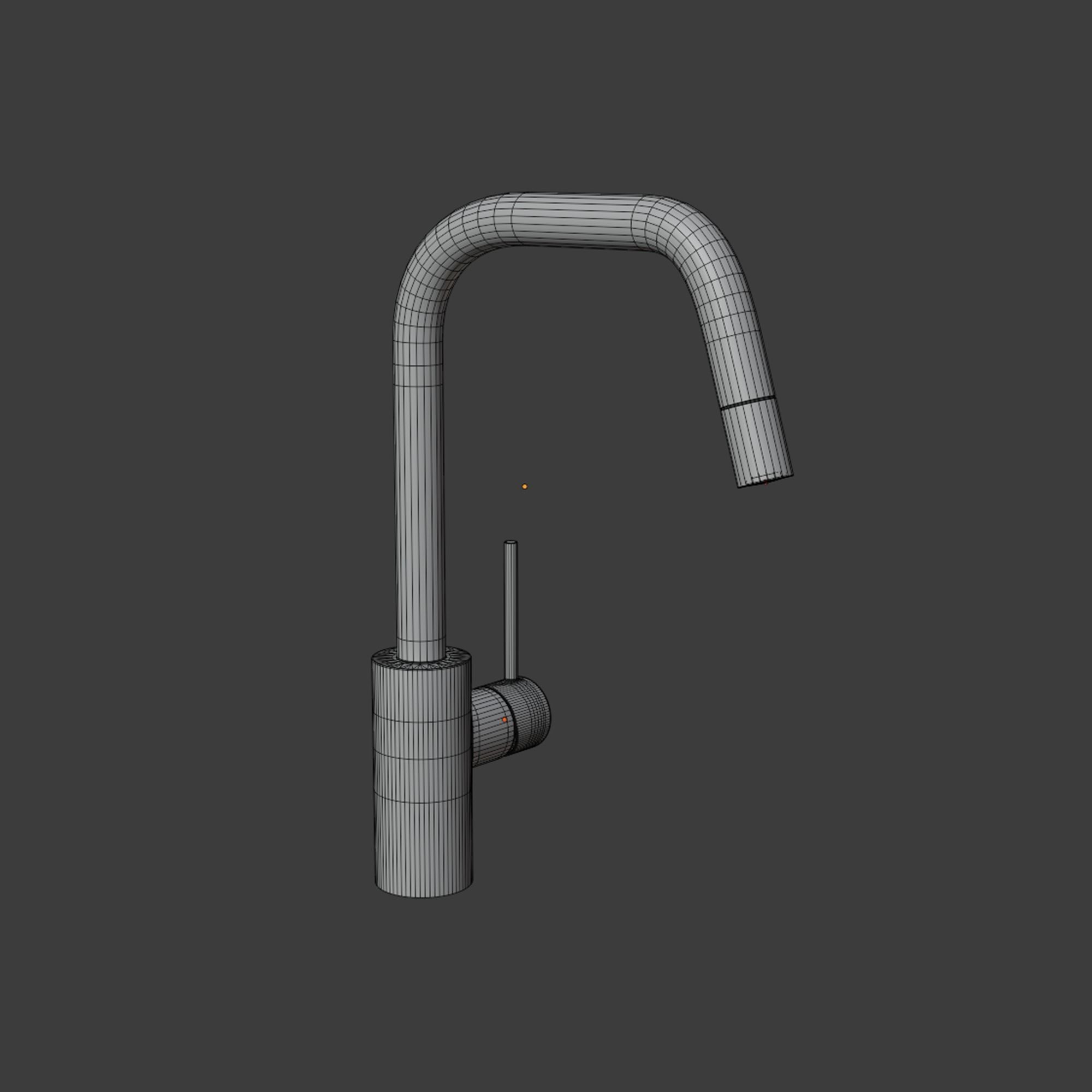 Kitchen Faucet Free 3D model_2