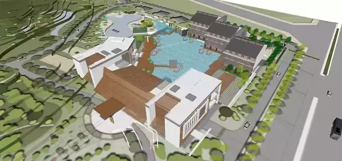 vacation spot-Resort-Fashion Leisure Hotel-0107