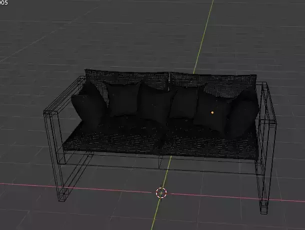 couch sofa with pillows