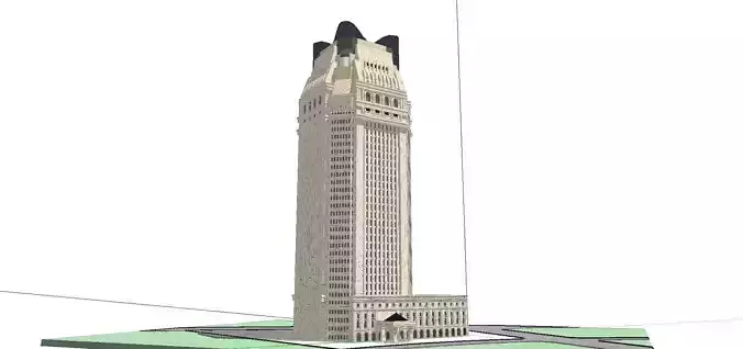 vacation spot-Resort-Fashion Leisure Hotel-0112 3D model