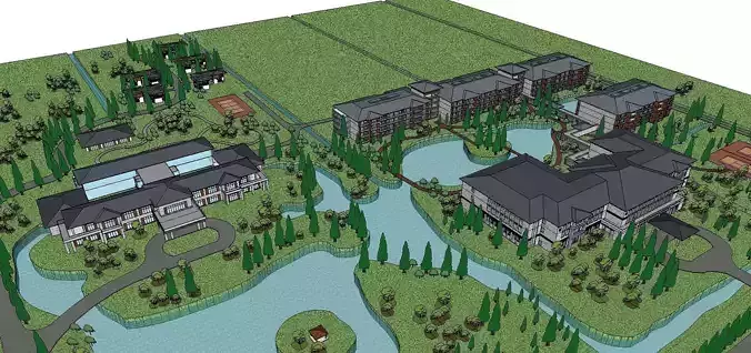 vacation spot-Resort-Fashion Leisure Hotel-0121