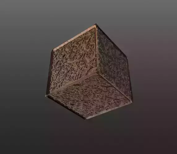 Engraved Wood Decorations CHEAPER KITBASH SET 3D model