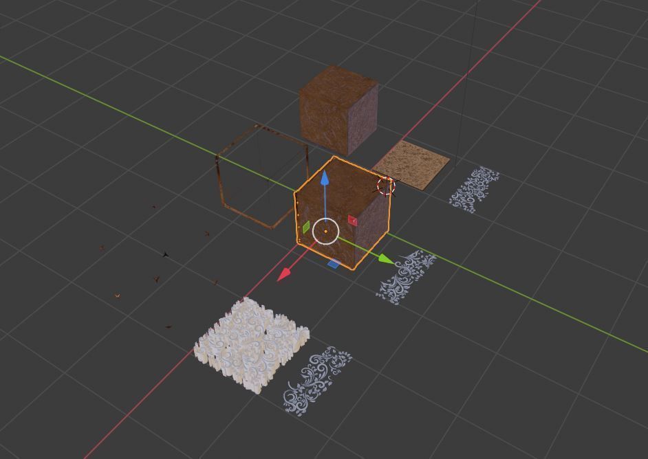 Engraved Wood Decorations CHEAPER KITBASH SET 3D model_10