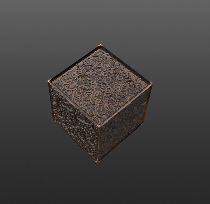 Engraved Wood Decorations CHEAPER KITBASH SET 3D model_6