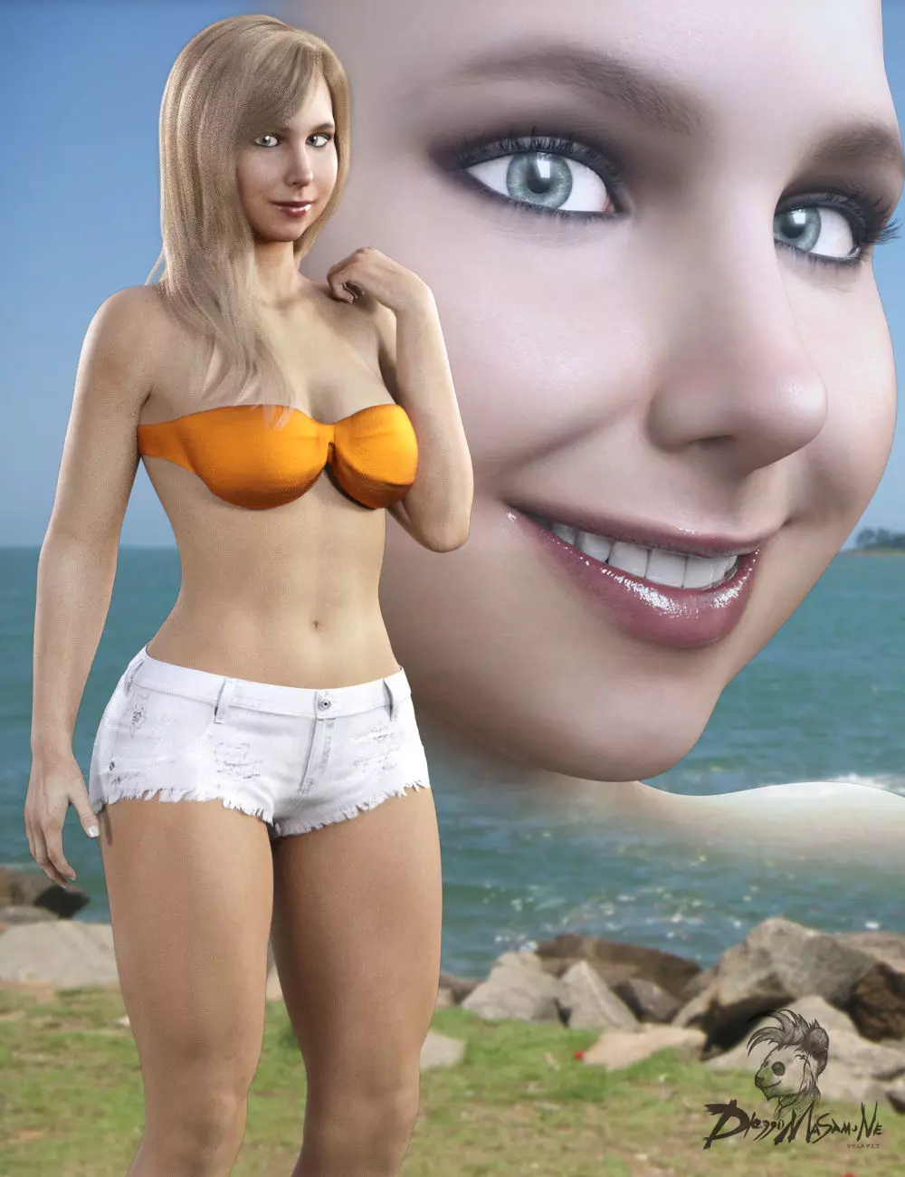 Brida for Genesis 8 Female 3D model