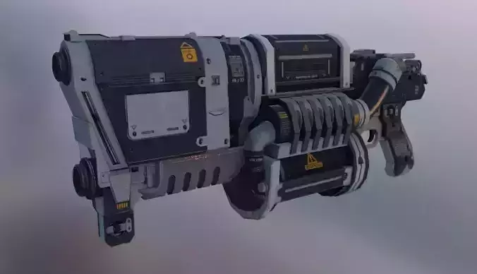 Futuristic Sci Fi GUN AXIS