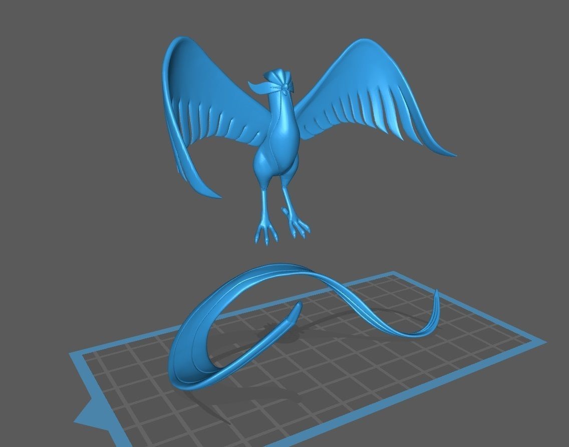 Pokemon Galarian Articuno 3D print model_1