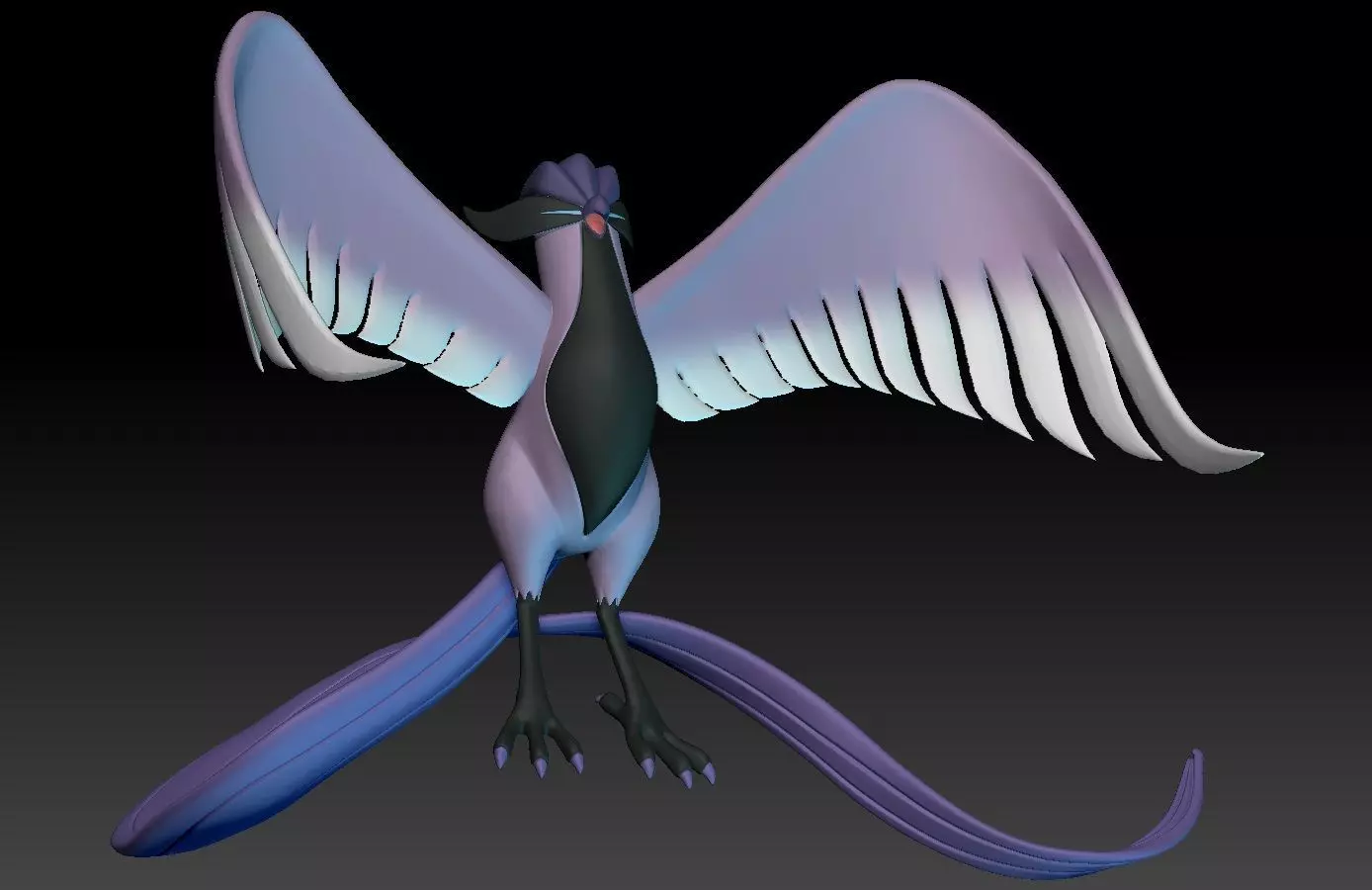 Pokemon Galarian Articuno 3D print model_0