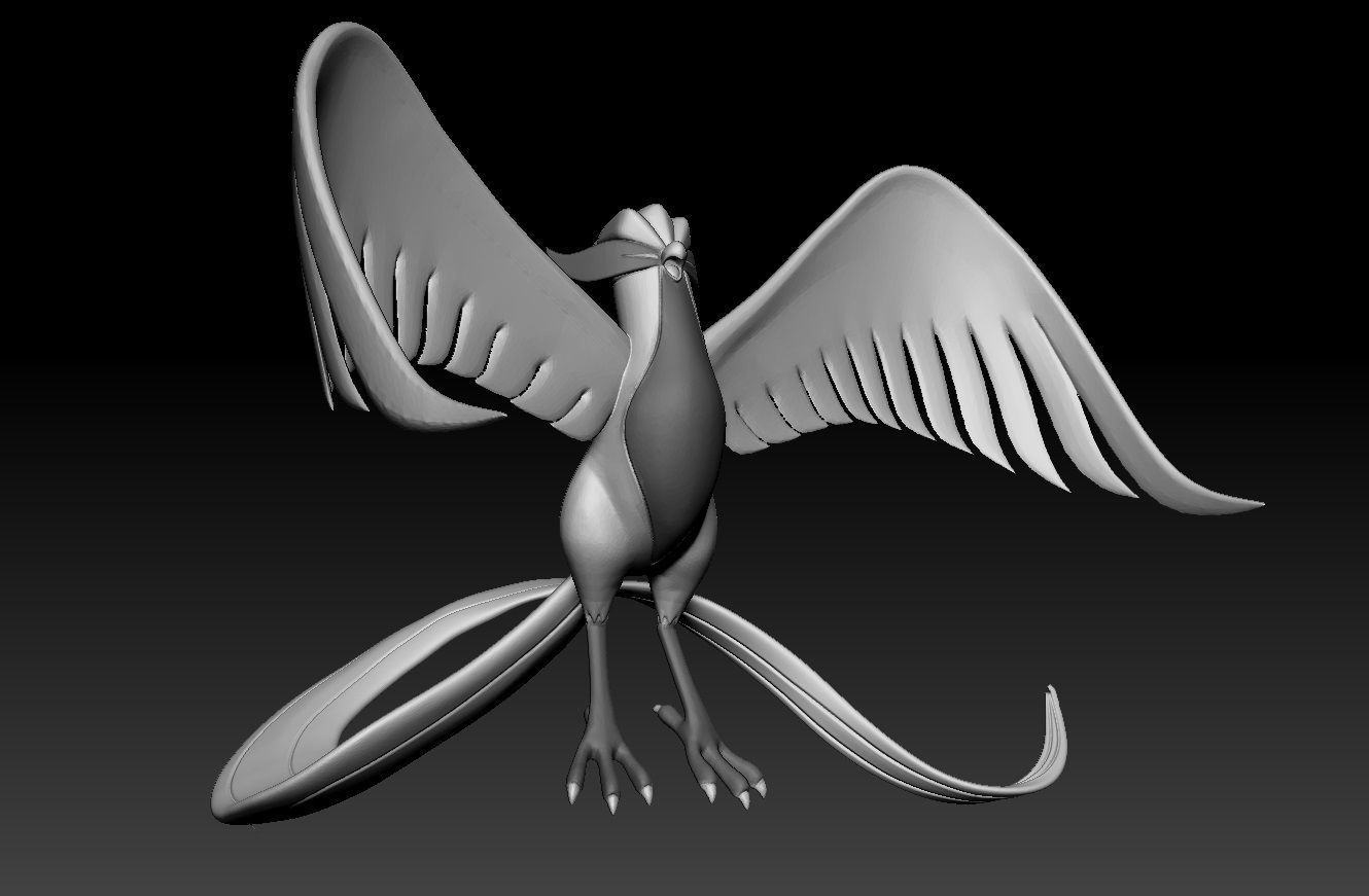 Pokemon Galarian Articuno 3D print model_2