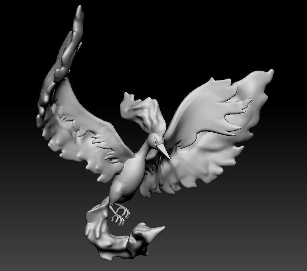 Pokemon Moltres 3D print model_1