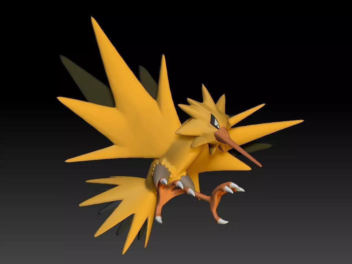 Pokemon Zapdos 3D print model_0