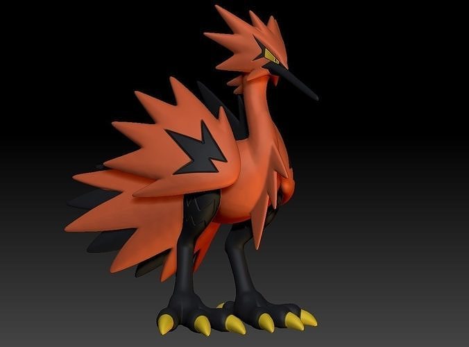 Pokemon Galarian Zapdos 3D print model