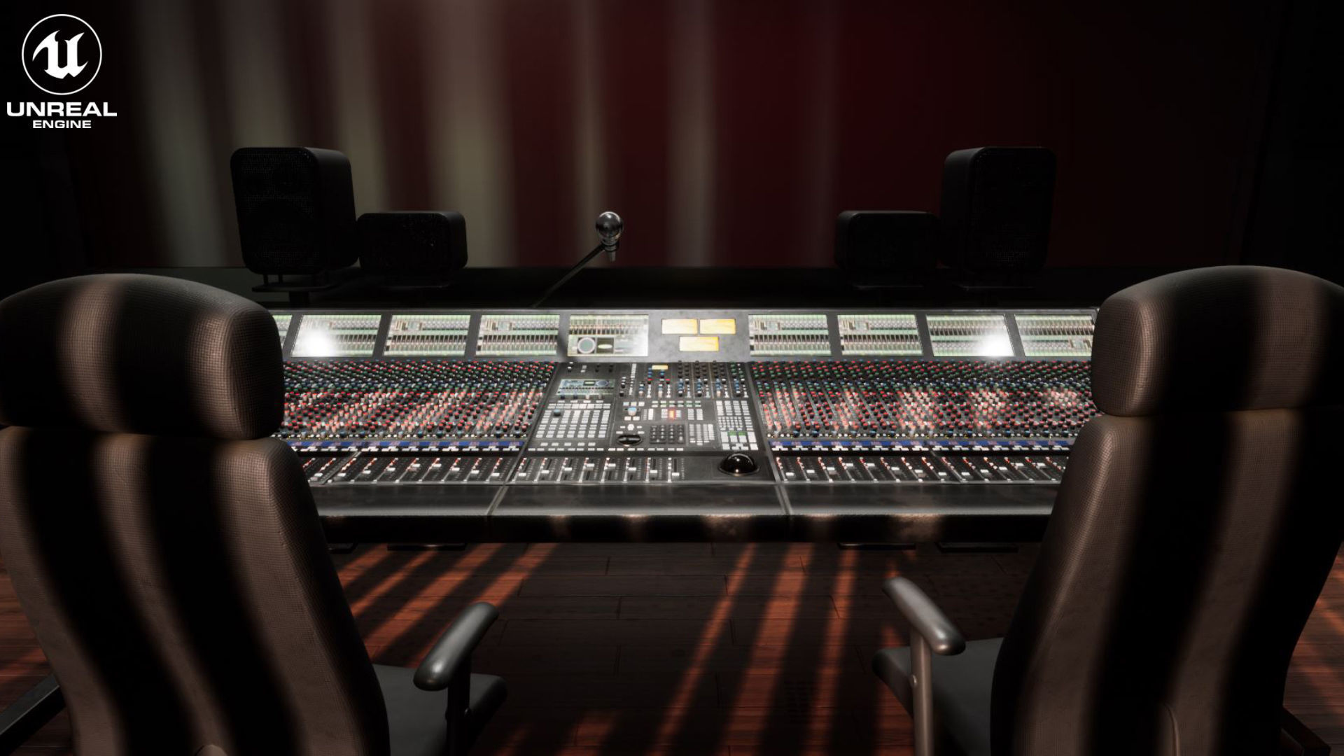 Mixing Desk Vol 1 For Unreal Low-poly 3D model_6