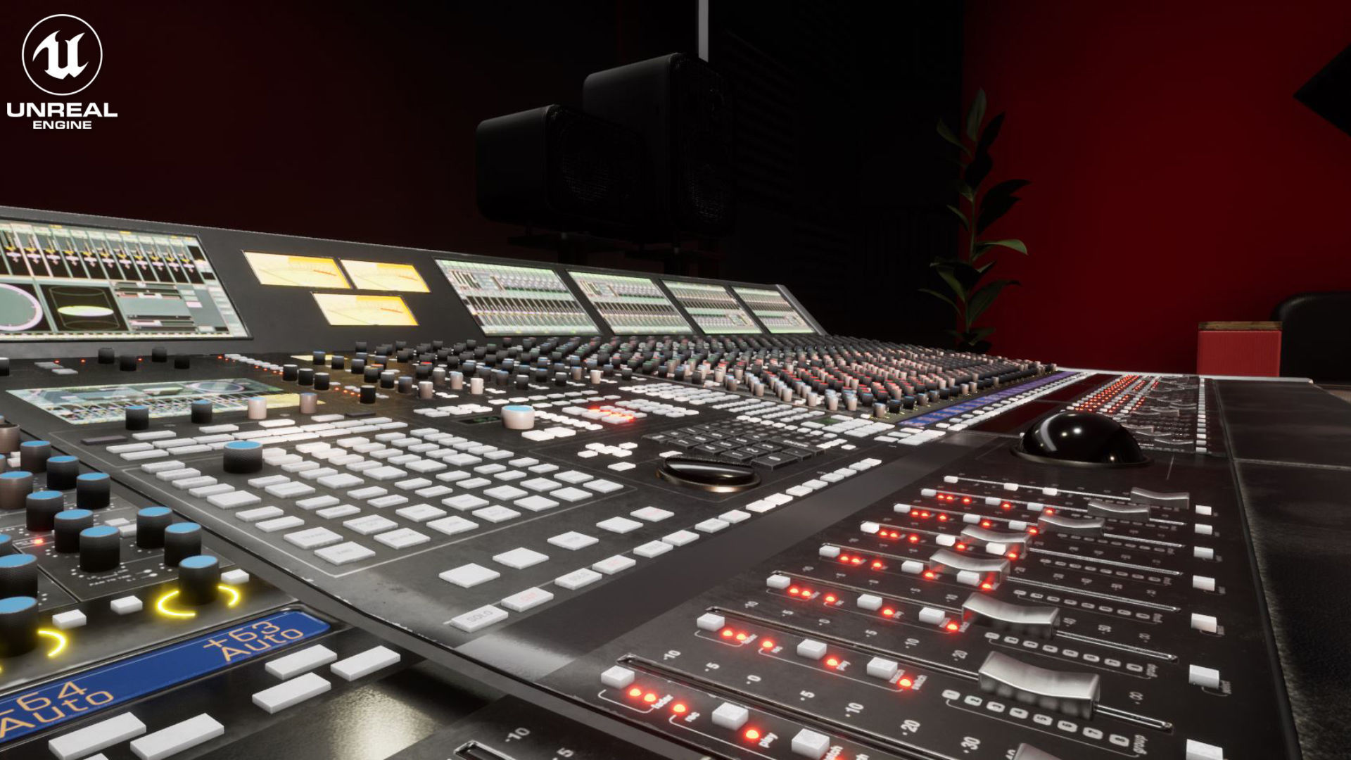 Mixing Desk Vol 1 For Unreal Low-poly 3D model_3