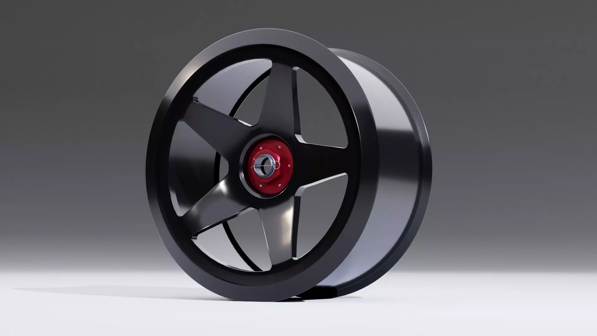 CL5S wheel Low-poly 3D model