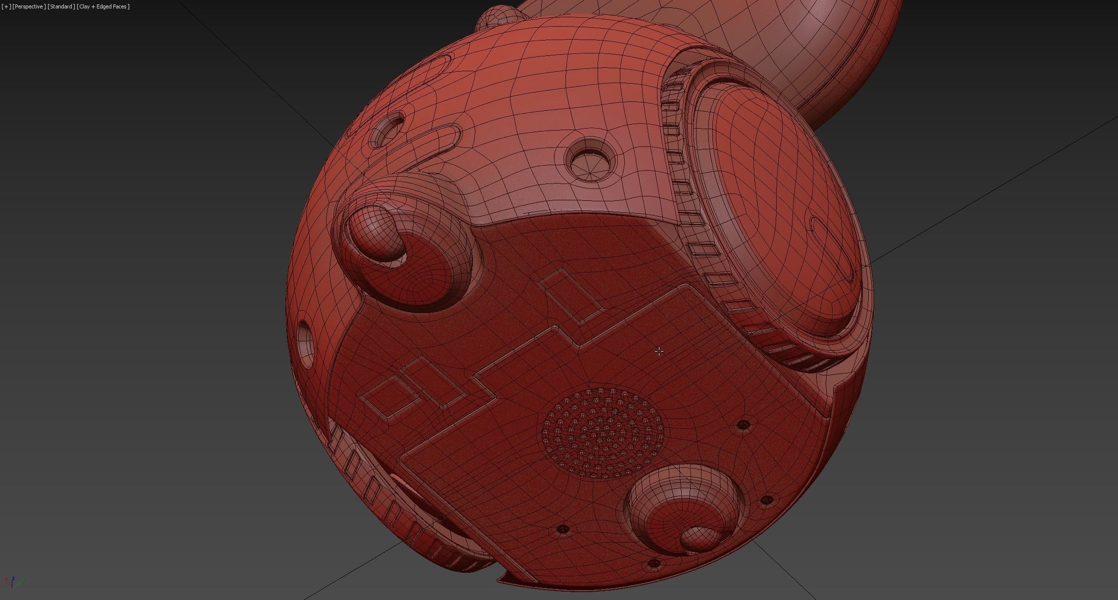 Autonomous self-driving AI assistant robot 3D model_10